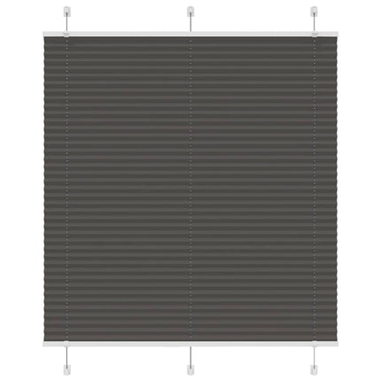 Plisségardin Sort 120x150 cm Stofbredde 119,4 cm Polyester