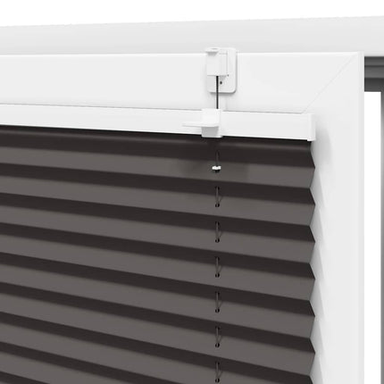 Plisségardin Sort 65x200 cm Stofbredde 64,4 cm Polyester