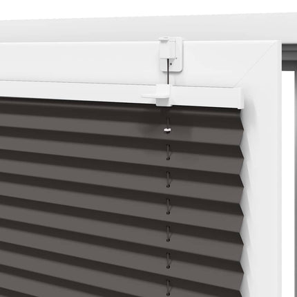 Plisségardin Sort 110x200 cm Stofbredde 109,4 cm Polyester