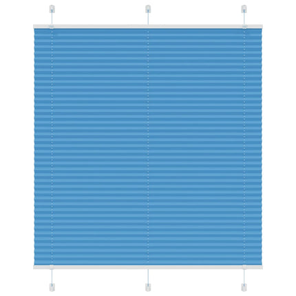 Plisségardin Blå 120x100 cm Stofbredde 119,4 cm Polyester
