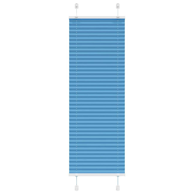 Plisségardin Blå 40x150 cm Stofbredde 39,4 cm Polyester