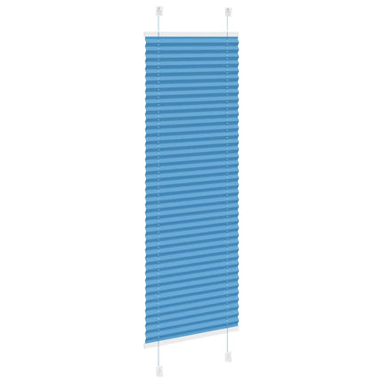 Plisségardin Blå 40x150 cm Stofbredde 39,4 cm Polyester