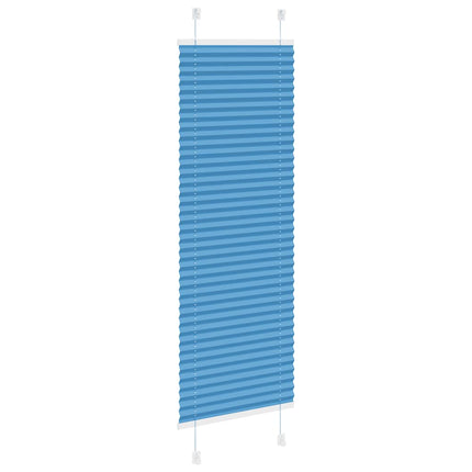 Plisségardin Blå 45x150 cm Stofbredde 44,4 cm Polyester