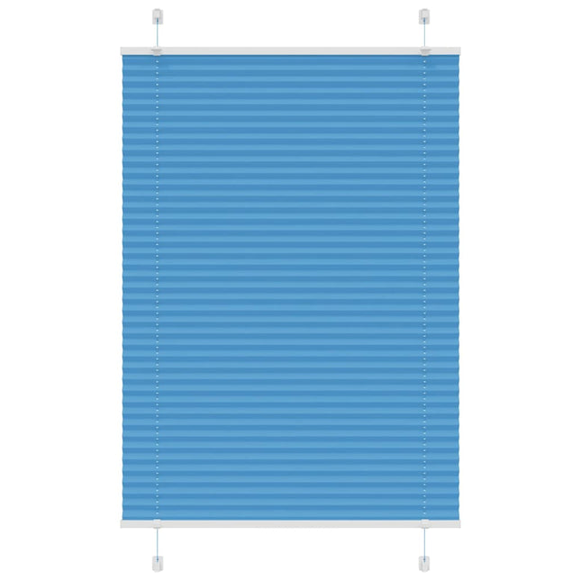 Plisségardin Blå 90x150 cm Stofbredde 89,4 cm Polyester