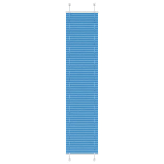 Plisségardin Blå 40x200 cm Stofbredde 39,4 cm Polyester
