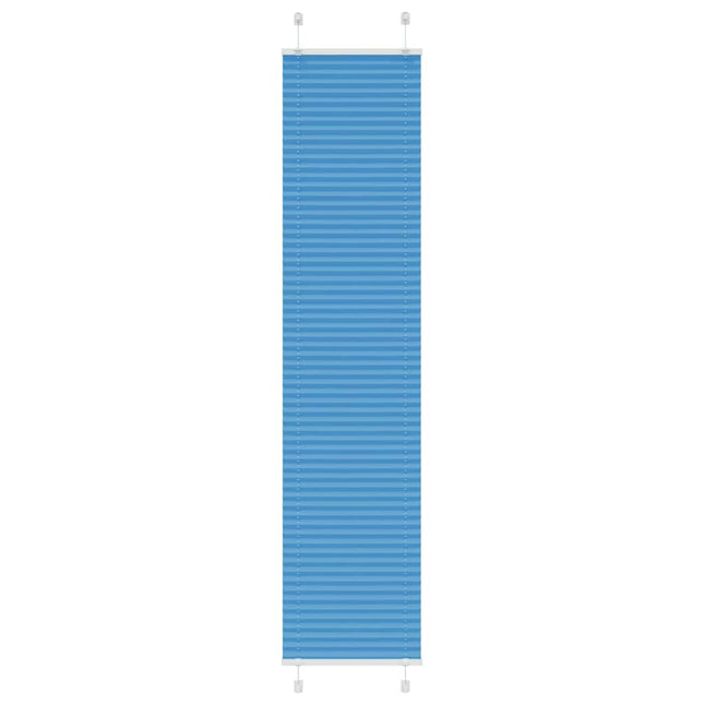 Plisségardin Blå 45x200 cm Stofbredde 44,4 cm Polyester