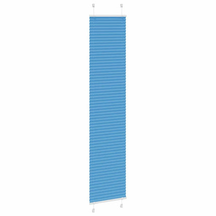 Plisségardin Blå 45x200 cm Stofbredde 44,4 cm Polyester