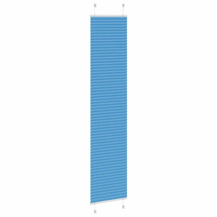 Plisségardin Blå 45x200 cm Stofbredde 44,4 cm Polyester