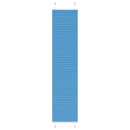 Plisségardin Blå 50x200 cm Stofbredde 49,4 cm Polyester