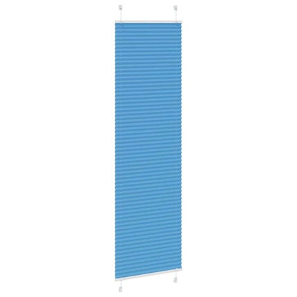 Plisségardin Blå 60x200 cm Stofbredde 59,4 cm Polyester