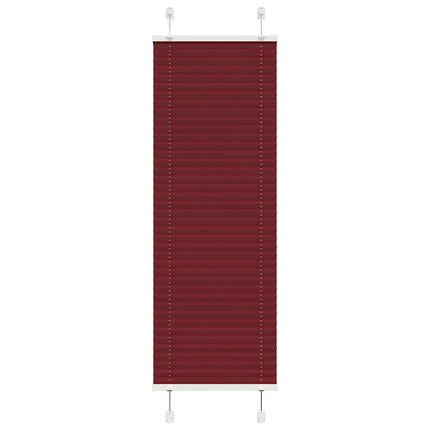 Plisségardin Bordeauxrød 45x100 cm Stofbredde 44,4 cm Polyester