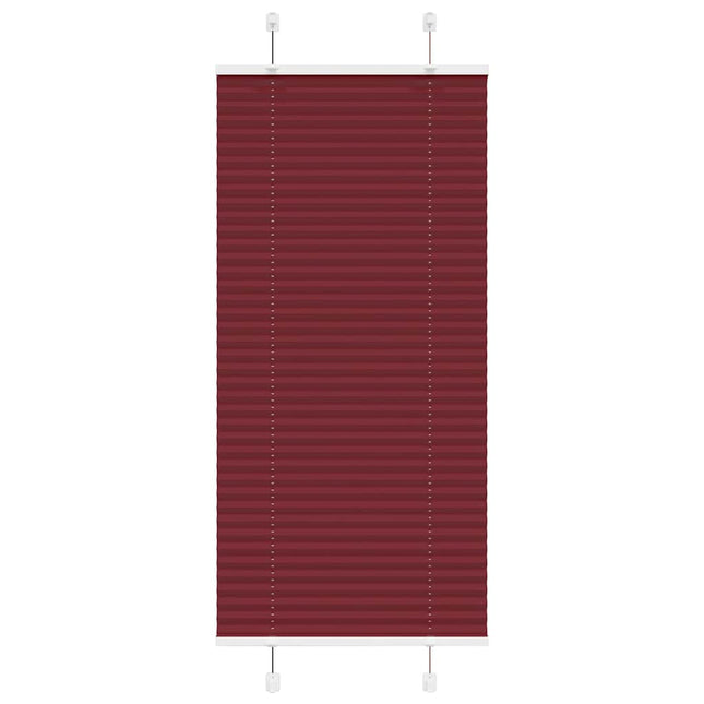 Plisségardin Bordeauxrød 55x100 cm Stofbredde 54,4 cm Polyester