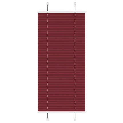 Plisségardin Bordeauxrød 60x100 cm Stofbredde 59,4 cm Polyester