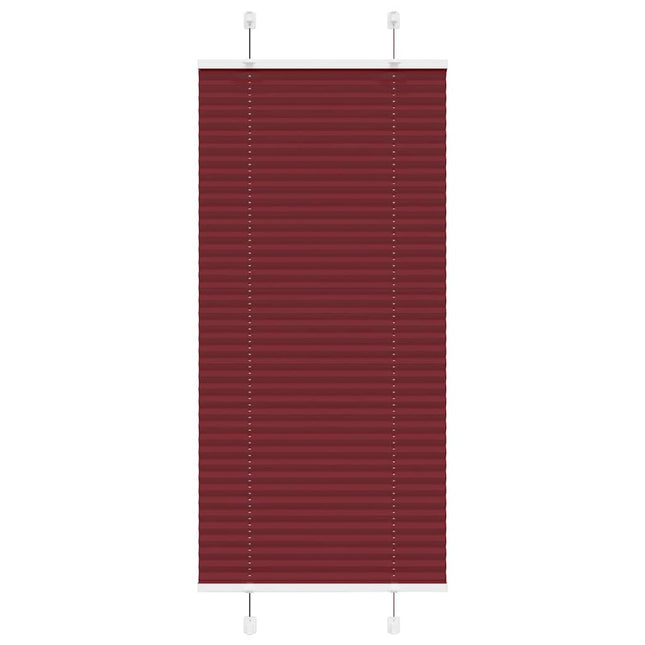 Plisségardin Bordeauxrød 65x100 cm Stofbredde 64,4 cm Polyester
