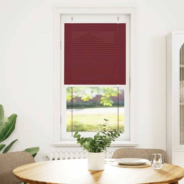 Plisségardin Bordeauxrød 65x100 cm Stofbredde 64,4 cm Polyester