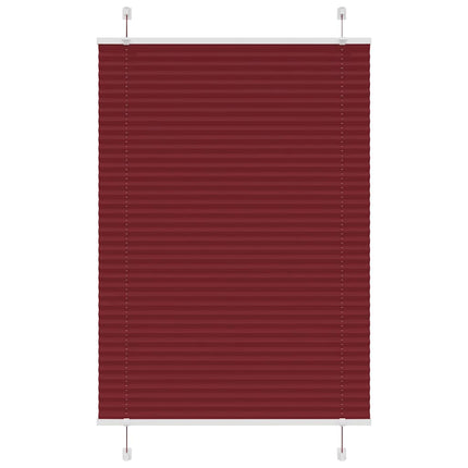 Plisségardin Bordeauxrød 90x100 cm Stofbredde 89,4 cm Polyester