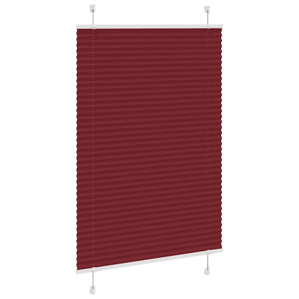 Plisségardin Bordeauxrød 90x100 cm Stofbredde 89,4 cm Polyester