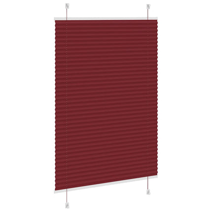 Plisségardin Bordeauxrød 90x100 cm Stofbredde 89,4 cm Polyester