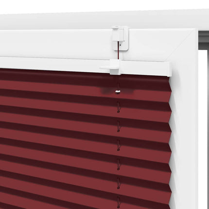 Plisségardin Bordeauxrød 90x100 cm Stofbredde 89,4 cm Polyester