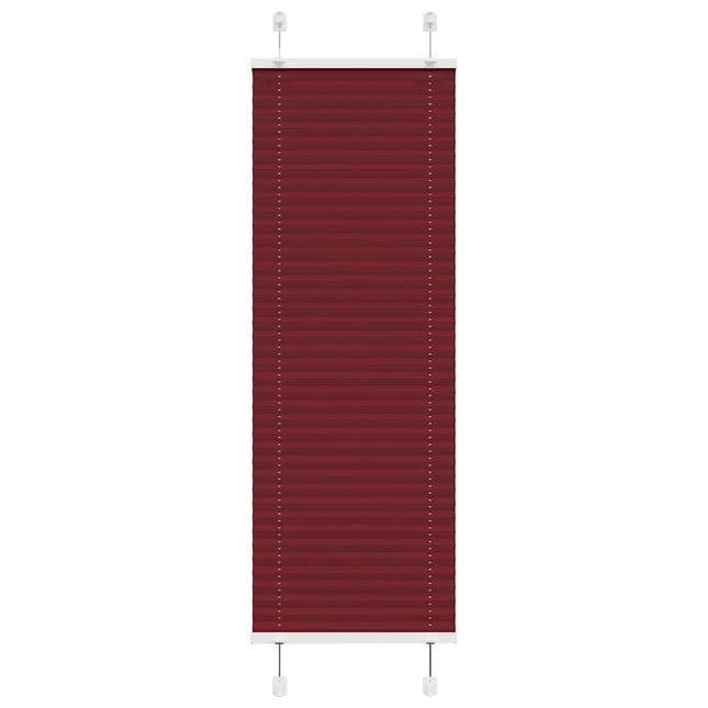 Plisségardin Bordeauxrød 40x150 cm Stofbredde 39,4 cm Polyester