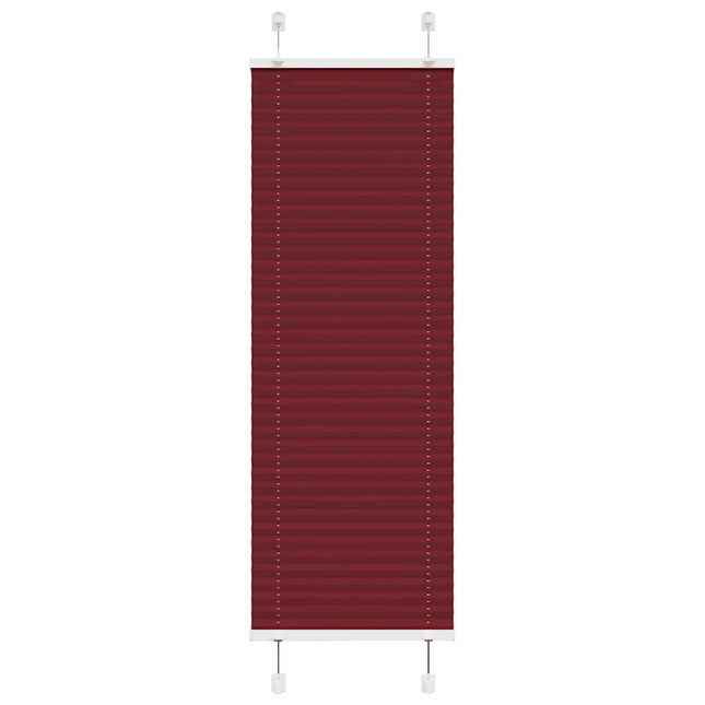 Plisségardin Bordeauxrød 45x150 cm Stofbredde 44,4 cm Polyester