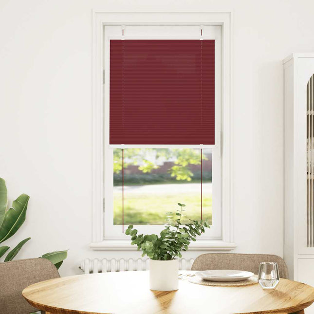 Plisségardin Bordeauxrød 55x150 cm Stofbredde 54,4 cm Polyester