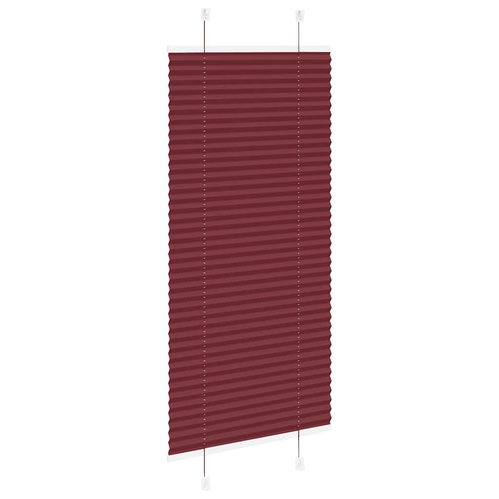 Plisségardin Bordeauxrød 55x150 cm Stofbredde 54,4 cm Polyester