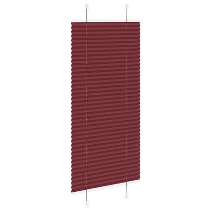 Plisségardin Bordeauxrød 55x150 cm Stofbredde 54,4 cm Polyester