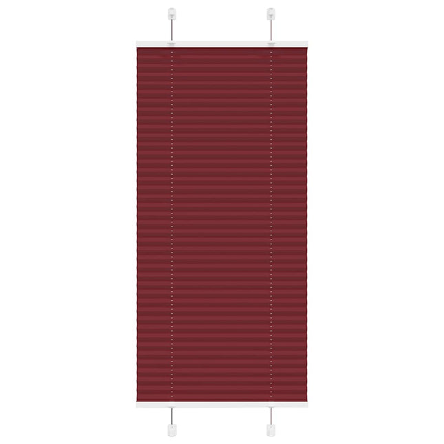 Plisségardin Bordeauxrød 60x150 cm Stofbredde 59,4 cm Polyester
