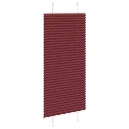 Plisségardin Bordeauxrød 60x150 cm Stofbredde 59,4 cm Polyester