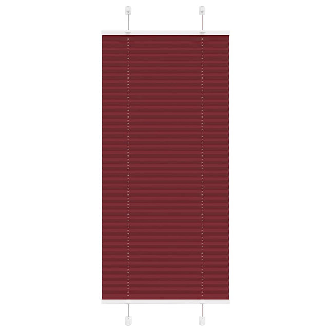 Plisségardin Bordeauxrød 65x150 cm Stofbredde 64,4 cm Polyester