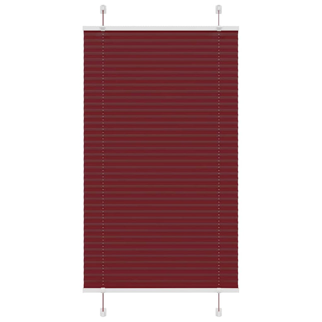 Plisségardin Bordeauxrød 70x150 cm Stofbredde 69,4 cm Polyester