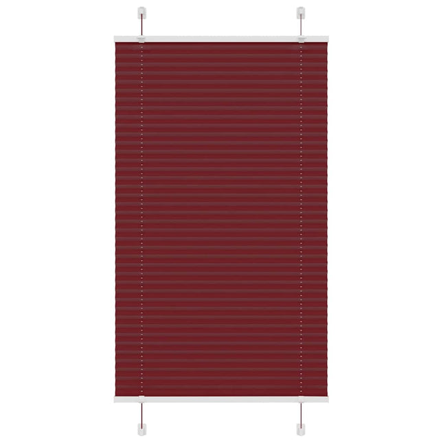 Plisségardin Bordeauxrød 80x150 cm Stofbredde 79,4 cm Polyester