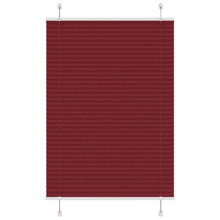 Plisségardin Bordeauxrød 90x150 cm Stofbredde 89,4 cm Polyester