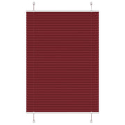 Plisségardin Bordeauxrød 100x150 cm Stofbredde 99,4cm Polyester