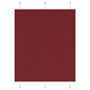 Plisségardin Bordeauxrød 105x150 cm Stofbredde 104,4 cm