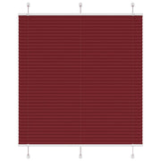 Plisségardin Bordeauxrød 120x150 cm Stofbredde 119,4 cm