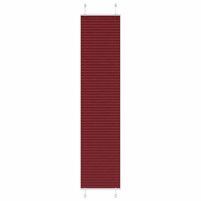 Plisségardin Bordeauxrød 40x200 cm Stofbredde 39,4 cm Polyester