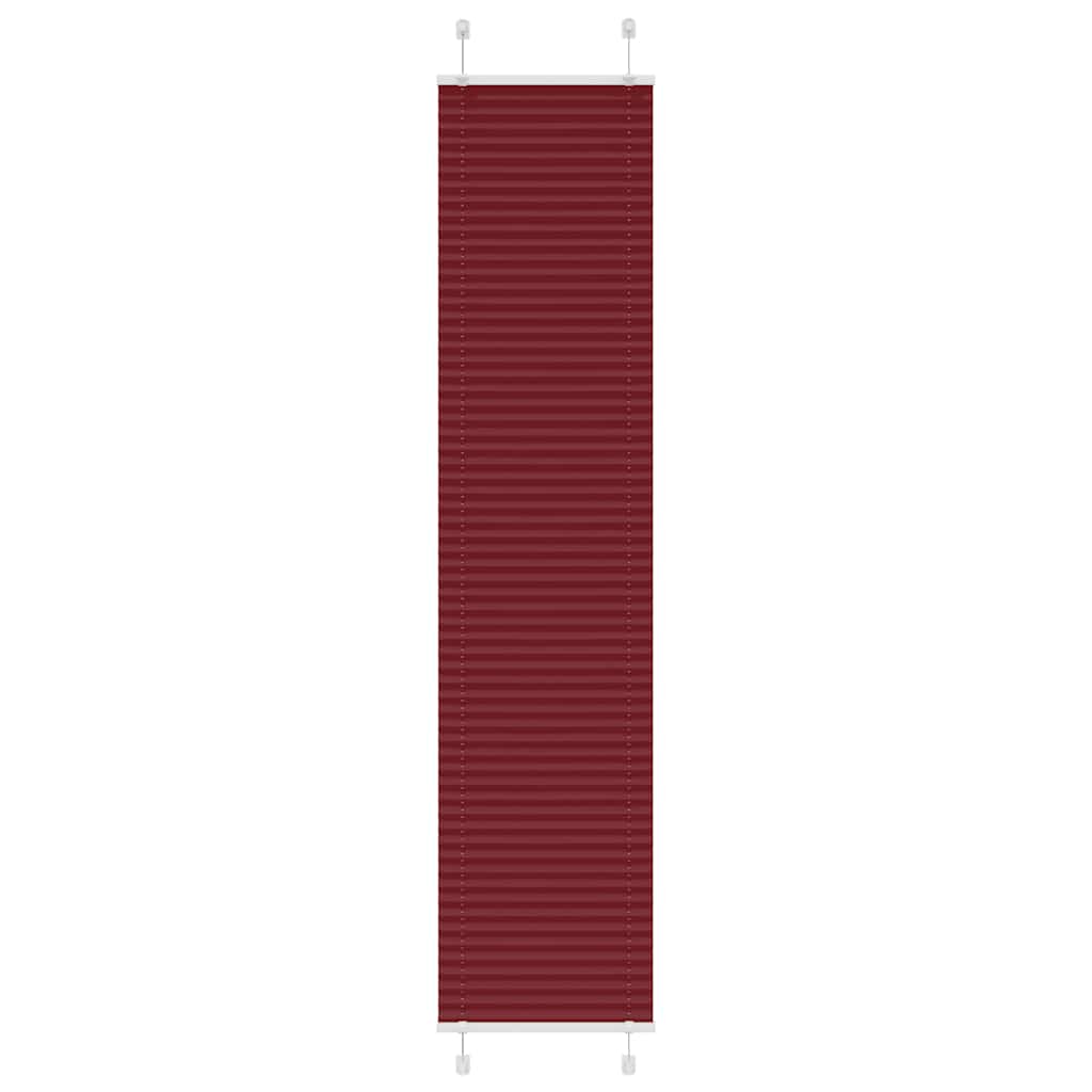Plisségardin Bordeauxrød 45x200 cm Stofbredde 44,4 cm Polyester