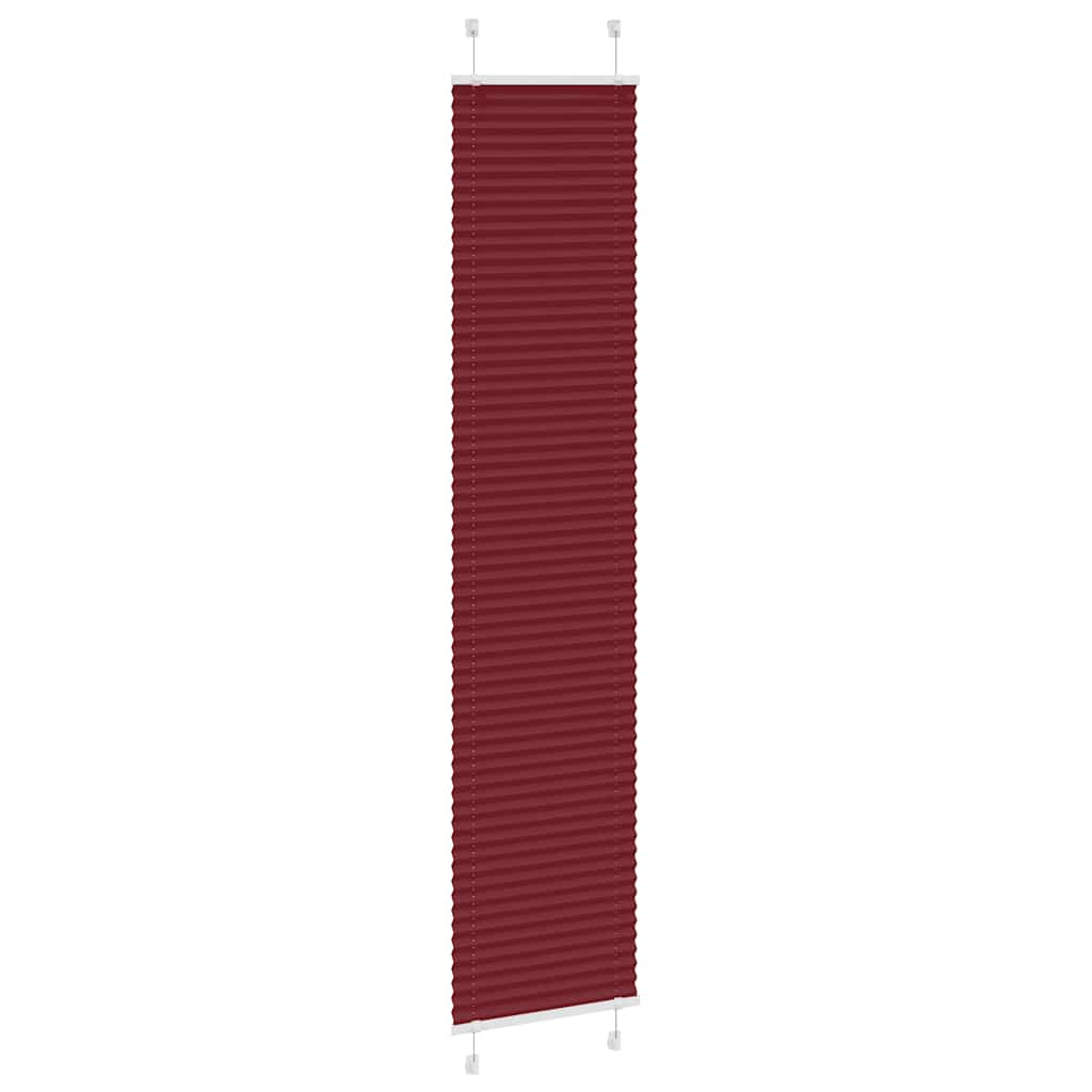 Plisségardin Bordeauxrød 45x200 cm Stofbredde 44,4 cm Polyester