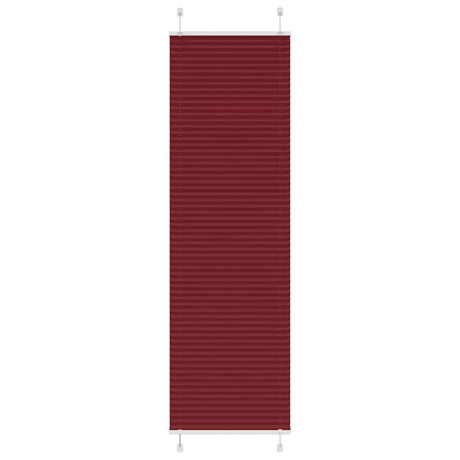 Plisségardin Bordeauxrød 55x200 cm Stofbredde 54,4 cm Polyester