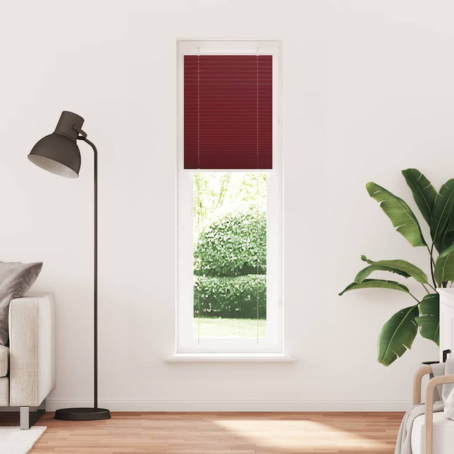 Plisségardin Bordeauxrød 55x200 cm Stofbredde 54,4 cm Polyester