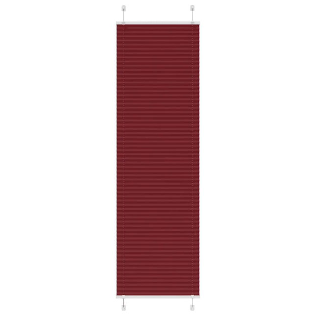 Plisségardin Bordeauxrød 60x200 cm Stofbredde 59,4 cm Polyester