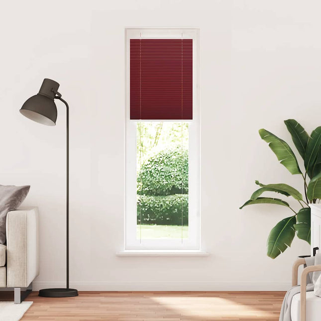 Plisségardin Bordeauxrød 60x200 cm Stofbredde 59,4 cm Polyester