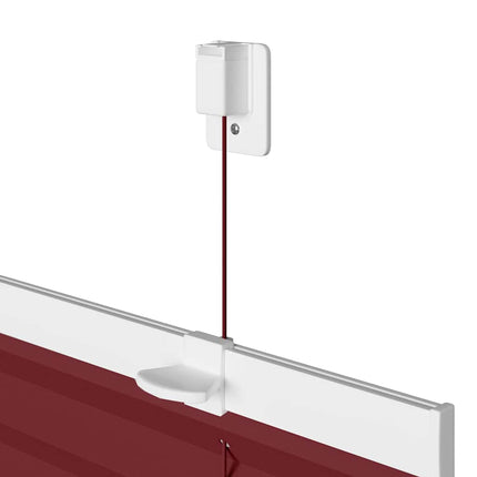 Plisségardin Bordeauxrød 60x200 cm Stofbredde 59,4 cm Polyester