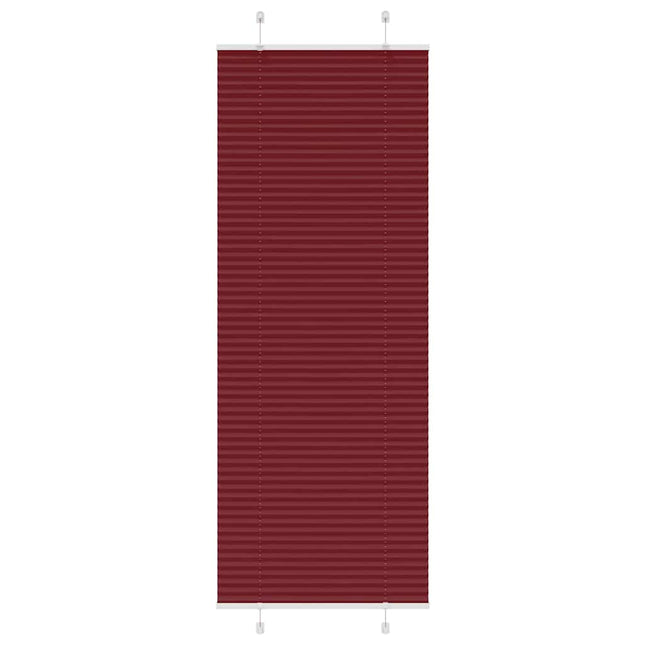 Plisségardin Bordeauxrød 70x200 cm Stofbredde 69,4 cm Polyester