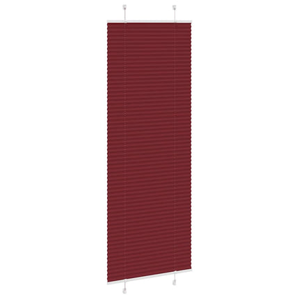 Plisségardin Bordeauxrød 75x200 cm Stofbredde 74,4 cm Polyester