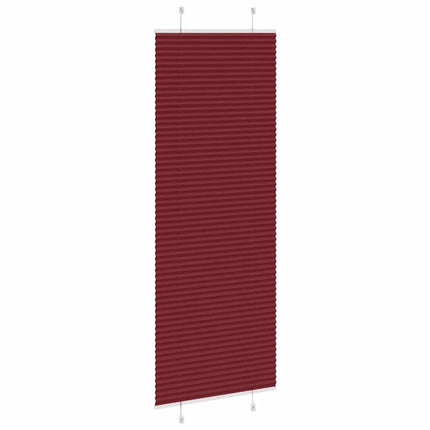 Plisségardin Bordeauxrød 75x200 cm Stofbredde 74,4 cm Polyester