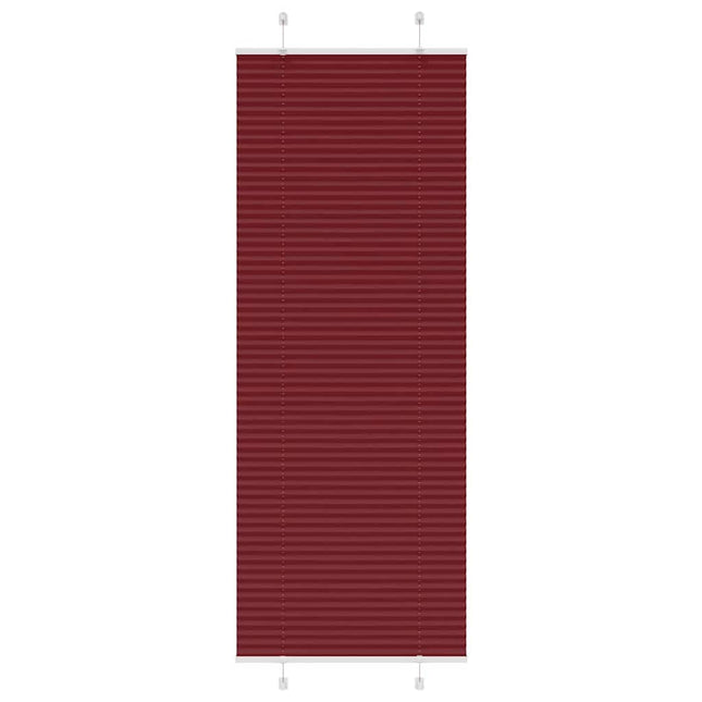 Plisségardin Bordeauxrød 80x200 cm Stofbredde 79,4 cm Polyester