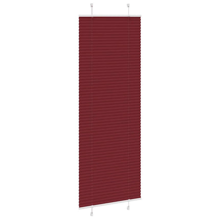 Plisségardin Bordeauxrød 80x200 cm Stofbredde 79,4 cm Polyester